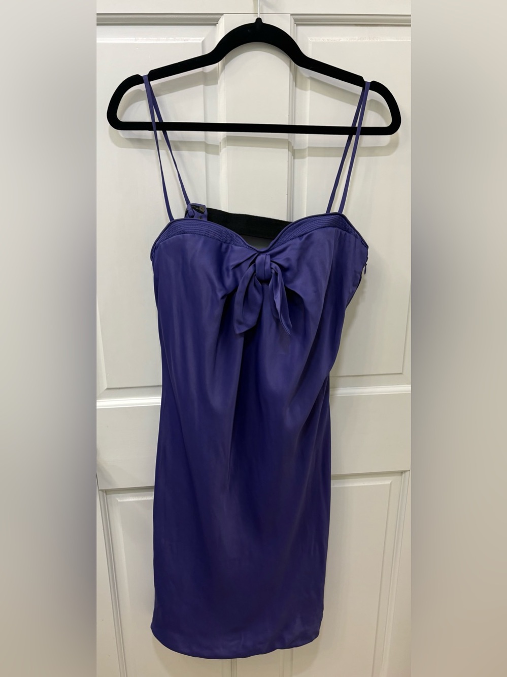Proenza Schouler Silk Draped Back Dress, size 6